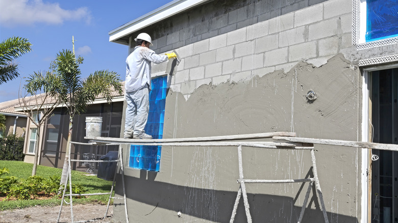 Completed exterior stucco refinish in Chula Vista, San Diego